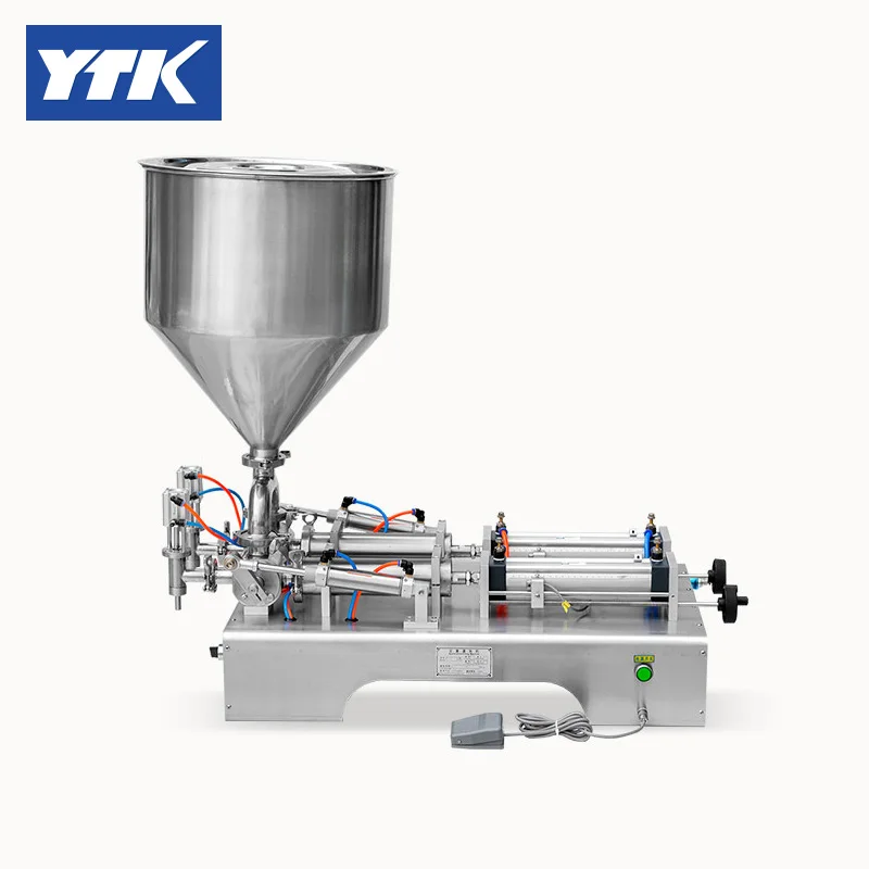 YTK 300-2500 ml podwójna głowica Softdrink pneumatyczne maszyny do napełniania szlifować YTK 300-2500 ml podwójna głowica Softdrink pneumatyczne maszyny do napełniania szlifować