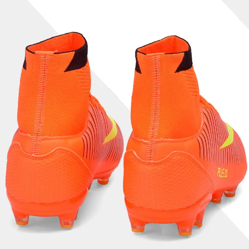 

Original Teenagers AG FG TF Cleats Soccer shoes Men High Ankle Football Training Boots Kids Outdoor Sneakers Sport Professional