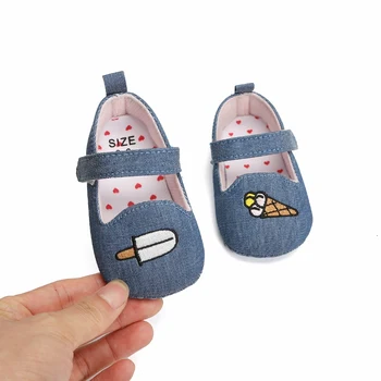 

Baby Shoes Denim Soft Bottom Toddler Shoes Anti-slip Baby Casual Shoes for Girl Boy