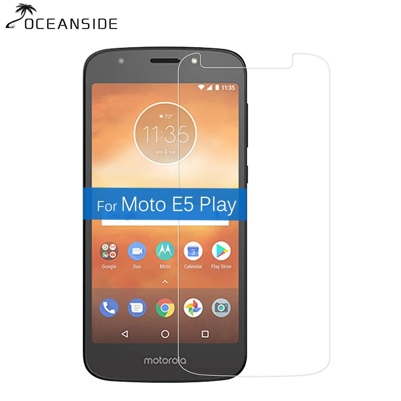 2 шт. для MOTOROLA MOTO E5 PLAY PLUS защита экрана из закаленного стекла 2.5D 9H Защитная пленка E