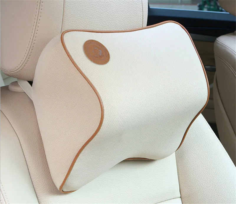 HAO JOY/высококачественные автомобильные подушки, подушка для шеи с эффектом памяти, хлопковая поясная подушка для кормления, автомобильный подголовник, подушка для шеи и унисекс - Цвет: 27x22x12cm White