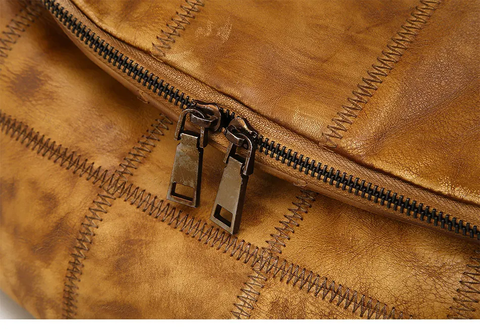 Оригинальные женские рюкзаки модные ретро кожаные многофункциональные сумки через плечо из натуральной кожи Школьные рюкзаки для девочек-подростков