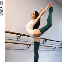 Женские длинные вязаные гетры; носки для занятий йогой и танцами; женские носки для ботинок; носки для тренировок и фитнеса