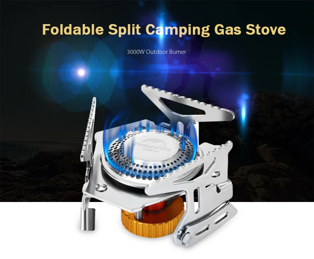 Naturehike NH17L040 - T Portable Folding Camping Split Stove Gas Burners 