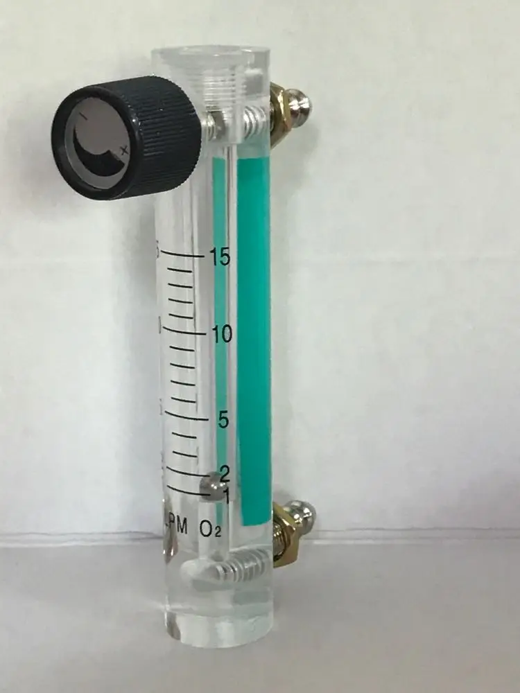 Acrylic Gas Air Oxygen Flow Meter Flowmeter Countor Indicator O2 With