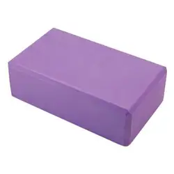 1 шт. фиолетовые блоки для йоги пенопластовый блок домашние упражнения пилатес инструмент блок для растяжки