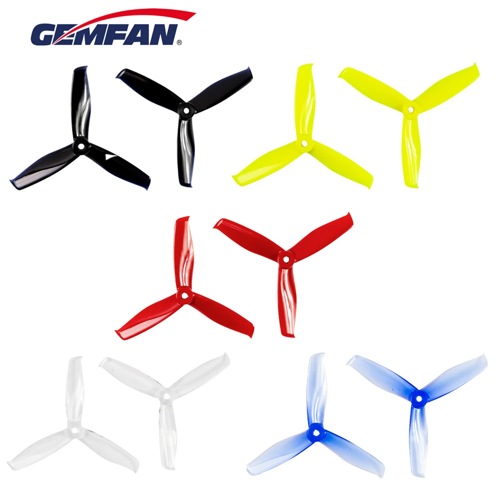 12 пар Gemfan Hulkie 5055 3 Лопасти cw ccw Propeller prop совместимый 2205 бесщеточный двигатель для FPV