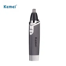 Kemei батарея управление триммер для носа ушной триммер для стрижки волос Бритва для мужчин уход за лицом удаление волос для женщин мужчин триммер для носа