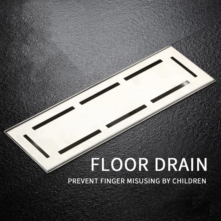 

300*100mm stainless steel floor drain Shower room bathroom balcony kitchen floor drainer Prevent odors Antiodor function