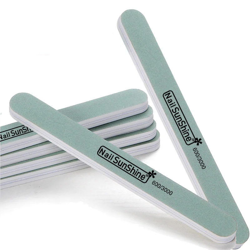 

5Pcs/Lot Nail File Buffer Sanding Block Pedicure Manicure Buffing Polish Beauty Tools Professional Nail Files Blue for Woman