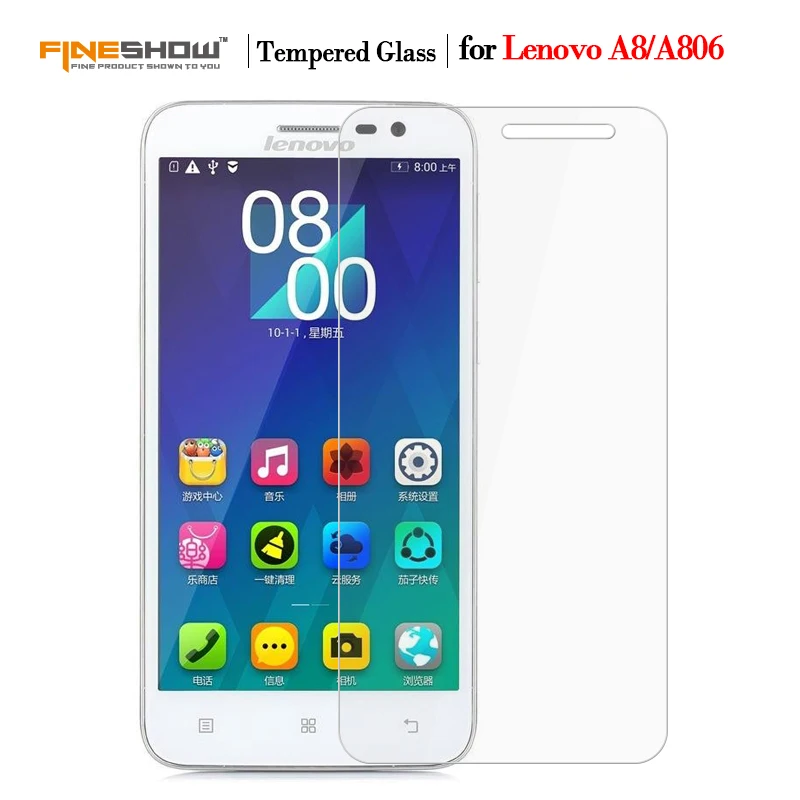 Для Lenovo A8 A806 Премиум Закаленного Стекла для 9 9н 2.5D Протектор Экрана Защитная