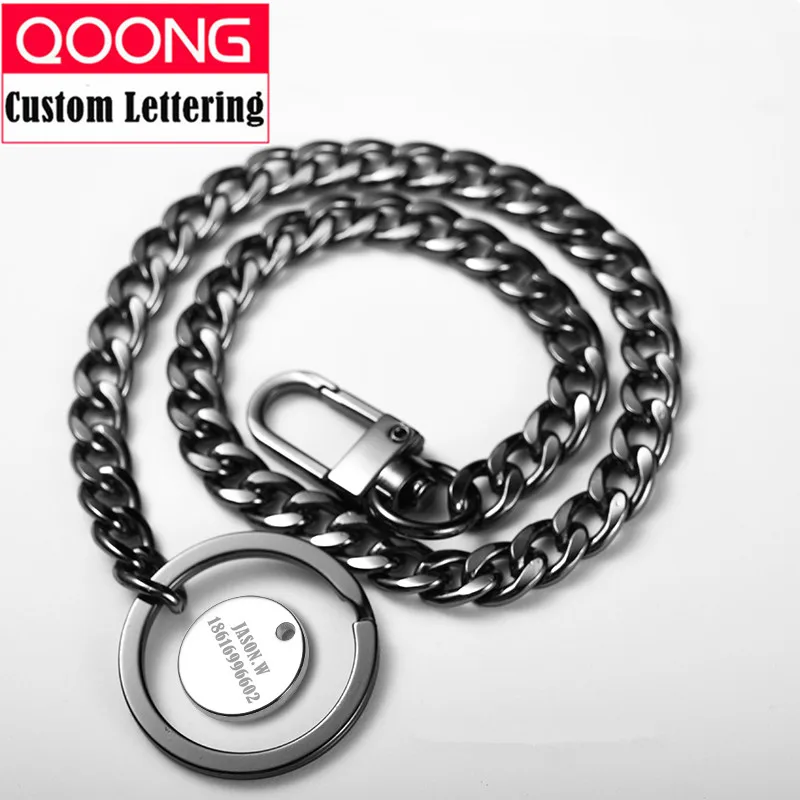 40cm Long Metal font b Wallet b font Belt Chain Rock Punk Trousers Hipster Pant Jean