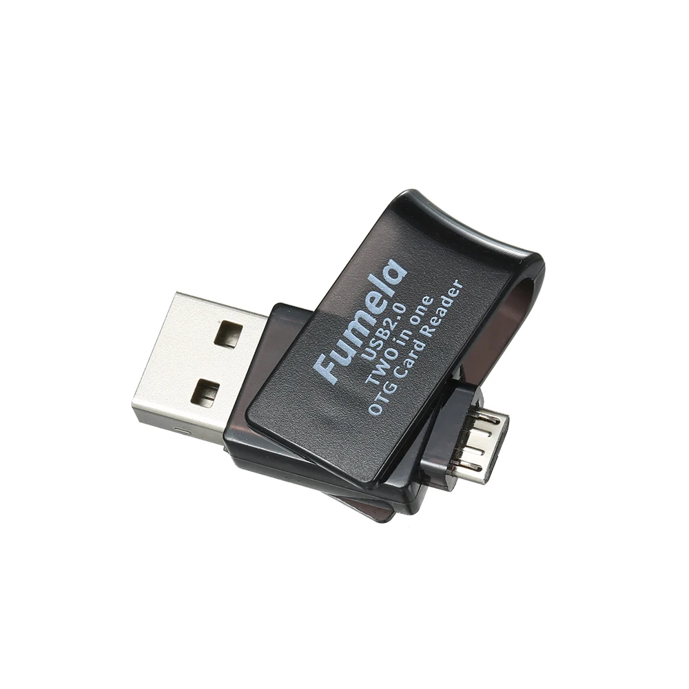 

USB2.0 2 in 1 OTG Card Reader Flash Drive High-speed USB 2.0 Card Readers Universal OTG TF Card Reader for Android phone