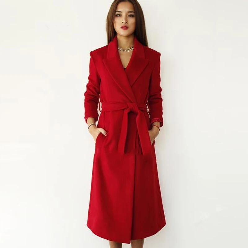 Women-Wool-Coat-2016-Winter-coat-women-Red-Black-Trench-Coat-Oversize-Warm-Women-s-coat