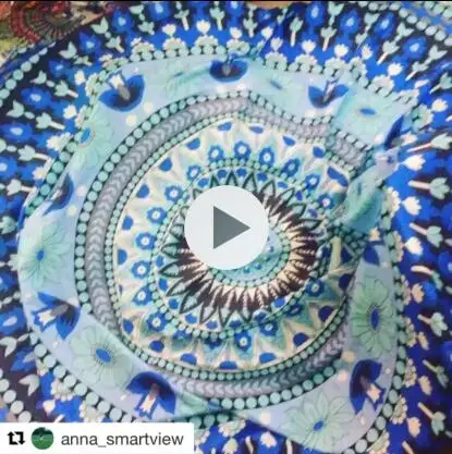 

Smartlife Round mandala tapestry gobelins Indian tapestry beach towel Block BedSheet wall sofa blanket TableCloth Hanging
