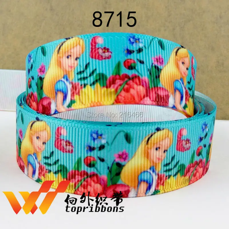 

Free shipping 2016 new arrival Hair Accessories ribbon 10 yards printed grosgrain ribbons 8715