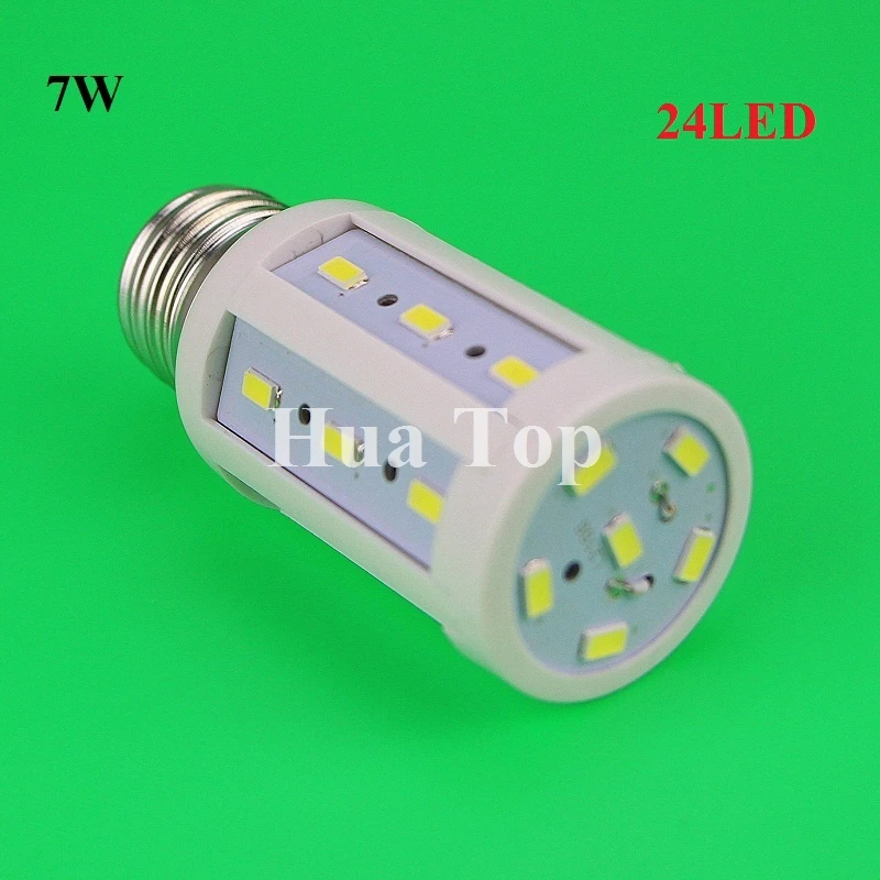 E27 B22 E14 E40 7 Вт, 15 Вт, 30 Вт, 40 Вт, 50 Вт, 60 Вт, 80 Вт, 100 Вт 5730 SMD Cree чип лампа переменного тока в виде кукурузы 110V 220V светодиодный лампы холодный теплый белый лампада