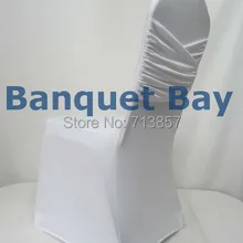 Чехол для стула из спандекса с бантом на спине