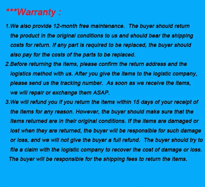 Warranty