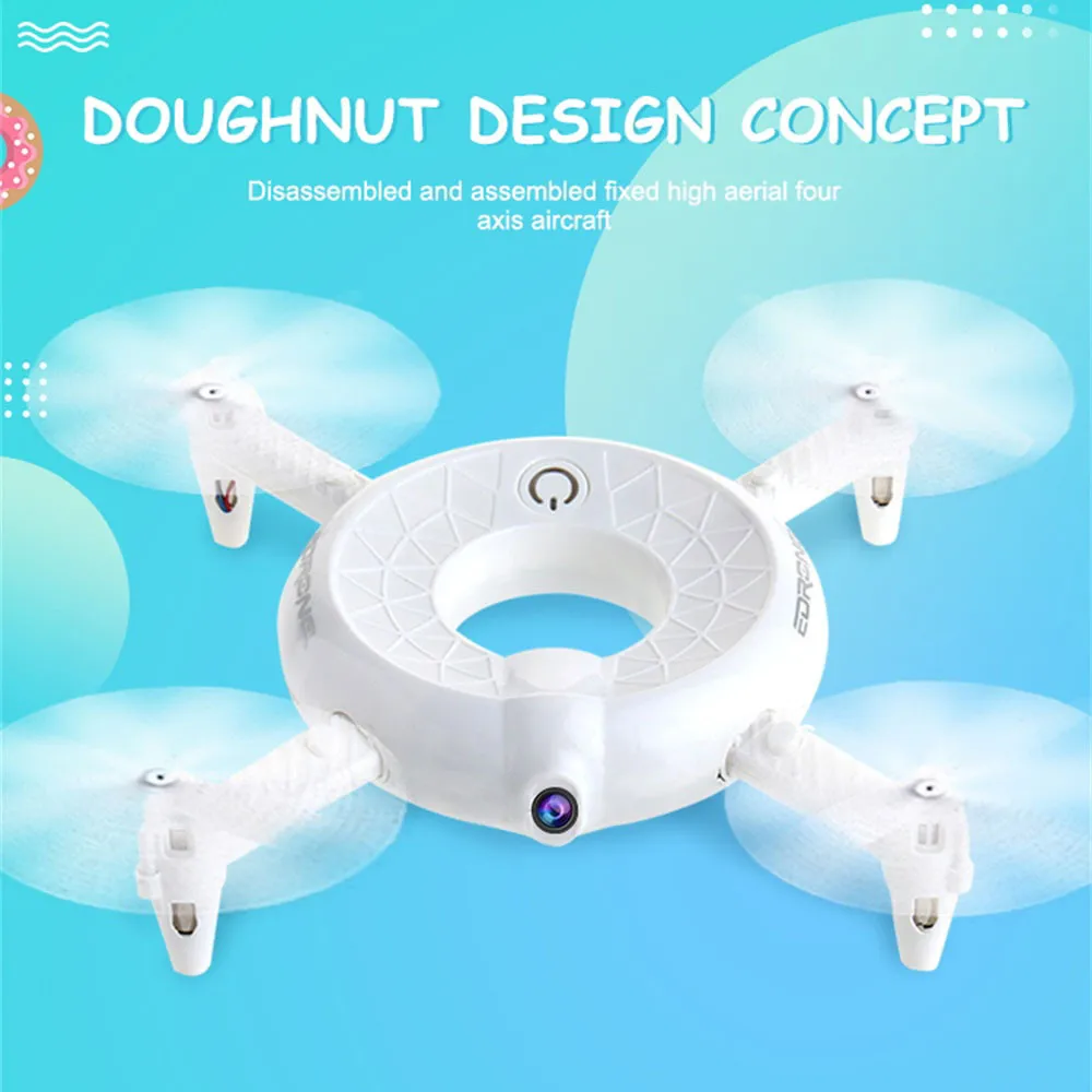 

Smart RC Quadcopter 0.3MP HD Camera Wifi FPV Altitude Hold LED Pocket Drone