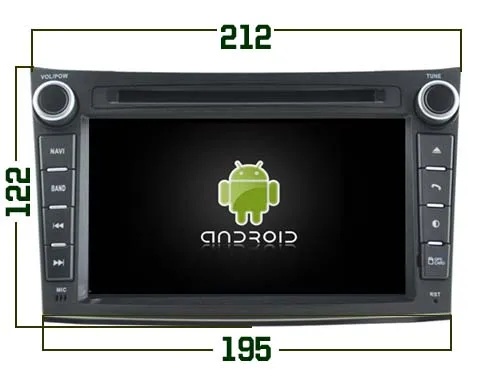 Discount Android 9 Multimedia GPS DVD Player For SUBARU OUTBACK LEGACY 2008-2013 With Octa Core 4G Ram 32G Rom Bluetooth WiFi IPS Touch 0