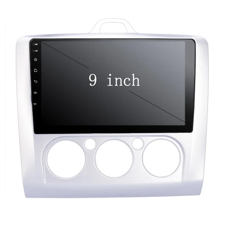 Flash Deal Funrover 2 din 9Inch Android 8.0 2g+32g Car Dvd Gps For Ford Focus 2 With Wifi gps Navi fm Radio BT multimedia usb tape recorder 5