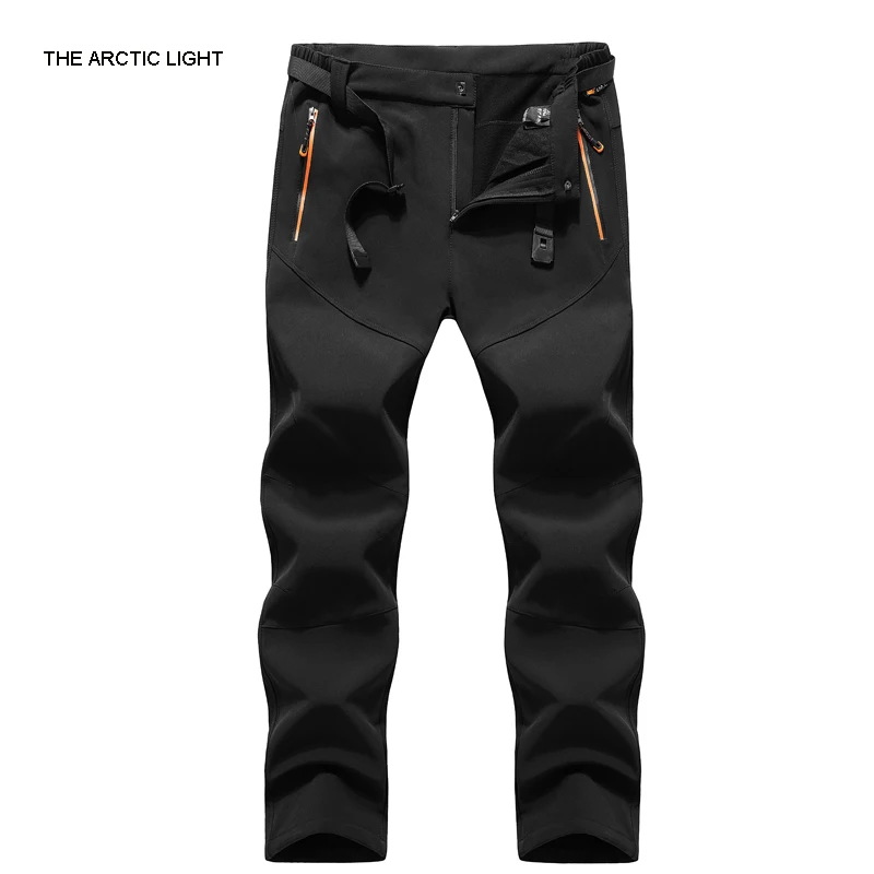 

THE ARCTIC LIGHT Men Autumn Spring Outdoor Camping Hiking Trekking Pants Soft shell Waterproof Windproof Trouser L To 4XL