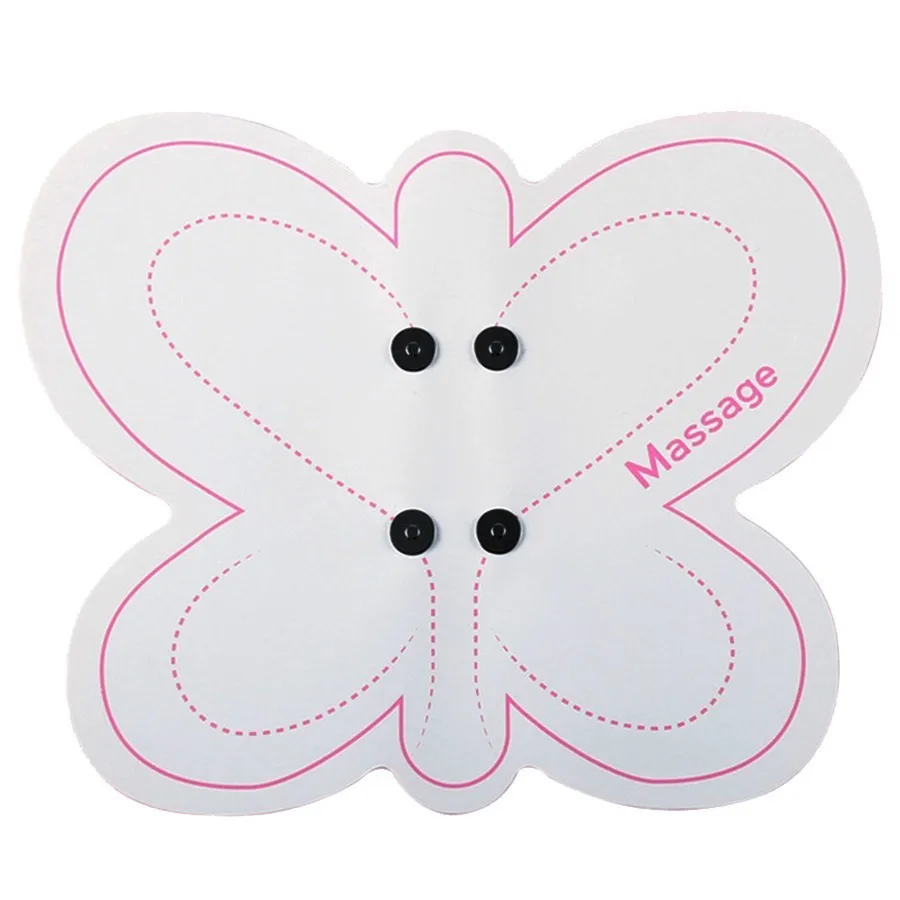 Electric Pulse Smart abdominal Muscle Stimulation Body Massager Butterfly Design Slimming Exerciser Training Device for women