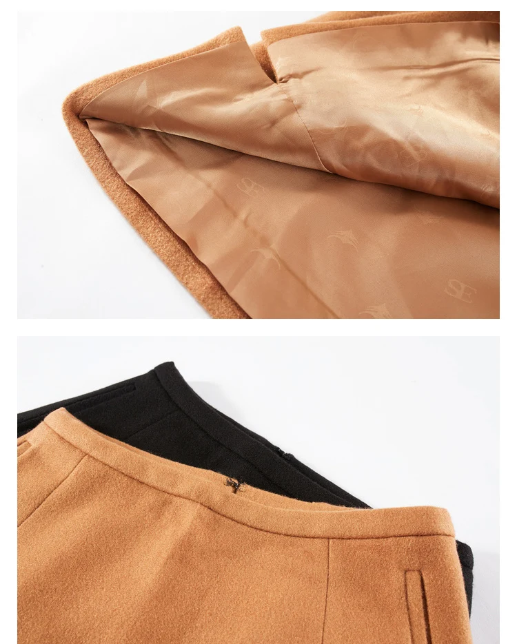 ELF SACK Новинка 2018 осень зима стиль женские Шорты повседневные однотонные винтажные расклешеные шорты женские уличные шерстяные короткие