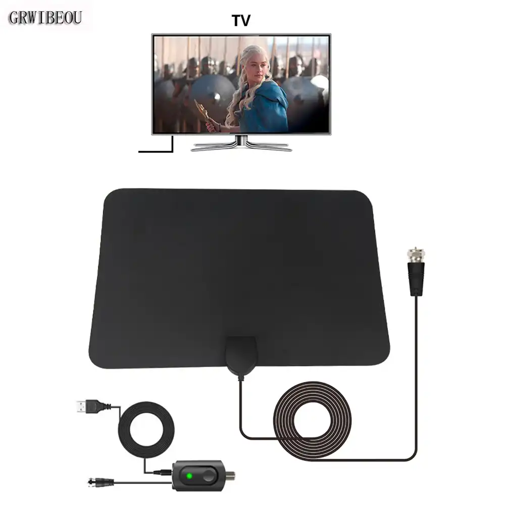 For Antenna Hd Tv Antennas Antenna Tv Stick Dvb T Dvb T2 1080p Indoor Tv Antenna With High Gain Digital Hdtv Signal Amplifier Tv Tv Antenna Aliexpress