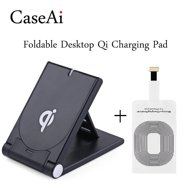 CaseAi Qi Wireless Charger Pad Foldable Desktop Wireless