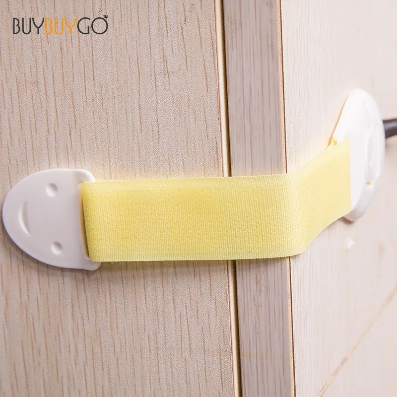 10pcs/lot  5 Color Cabinet Locks Colorful Cabinet Door Drawers Plastic Lengthened Safety Guards for Kids Child Lock Baby Safety