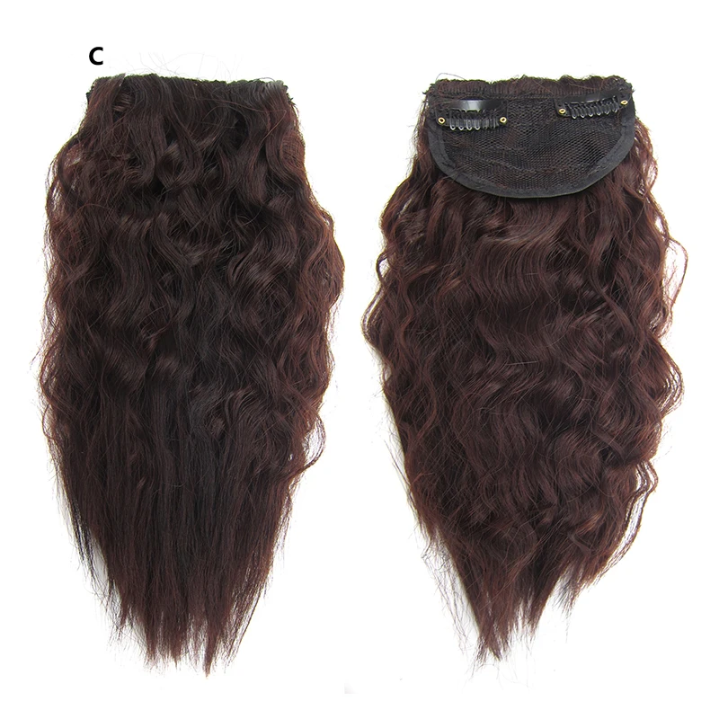 Similler 2 Clips in Synthetic Hair Extensions One Piece Long Curly High Temperature False Hair Hairpieces for Women 12Inch Similler 2 Clips in Synthetic Hair Extensions One Piece Long Curly High Temperature False Hair Hairpieces for Women 12Inch