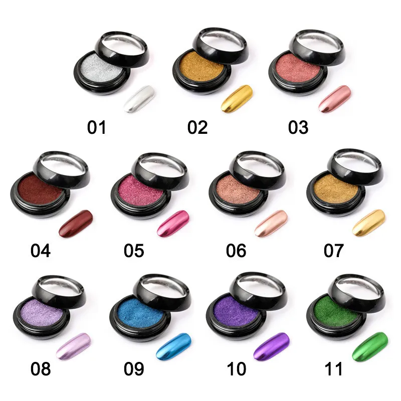 

2ml Nail Powder Bright Metallic Effect Nail Mirror Powder Manicure KG66