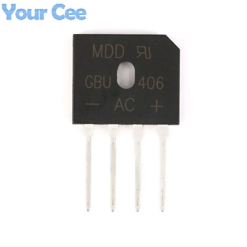 Diode Bridge Rectifier GBU406 4A 600V (3)