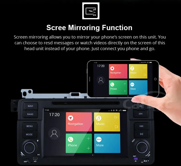 Clearance CarExc Android 9.0 OS For BMW E46 M3 3 Series Car DVD Player With GPS Navigation System WiFi Bluetooth USB SD Radio Multimedia 12 Clearance CarExc Android 9.0 OS For BMW E46 M3 3 Series Car DVD Player With GPS Navigation System WiFi Bluetooth USB SD Radio Multimedia 12