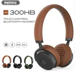 REMAX-300HB Беспроводной гарнитура с Bluetooth для прослушивания музыки с HD микрофон Шум снижение отменить высококачественный звук 3D стерео