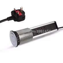 220 V 16A pull pop up eléctrica 3 enchufe 2 USB outlet cocina socket Mesa retráctil para encimeras encimera REINO UNIDO/UE PLUG