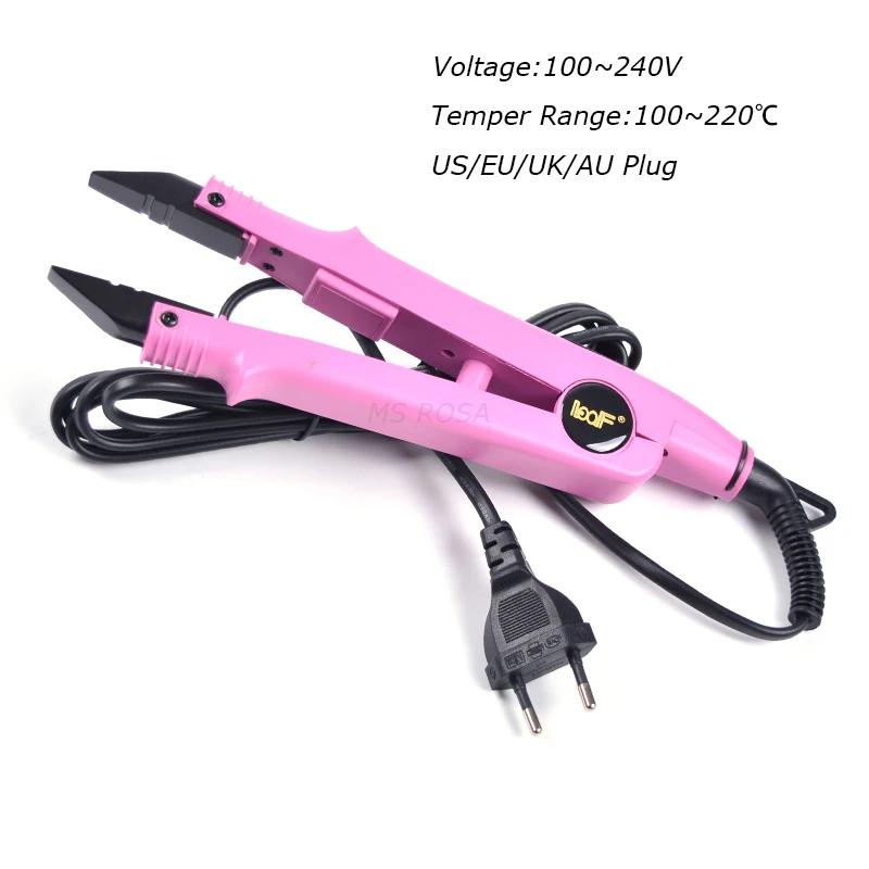 Hair Connector Extensions Iron US Plug Hair Extension Connector Fusion Heat Iron Tools