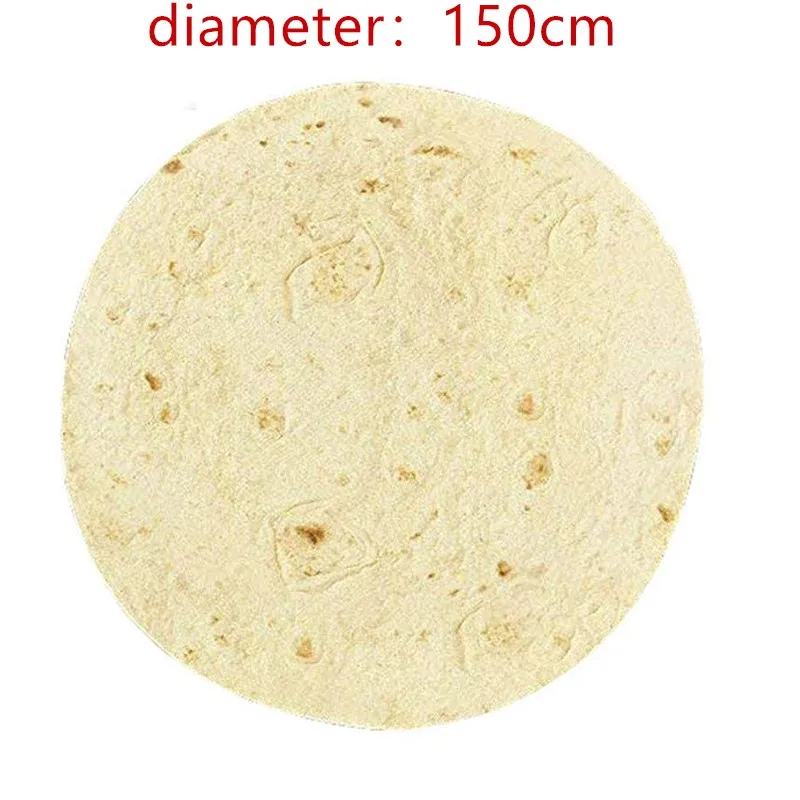 3code diameter 150cm Microfine одеяло для бурритов, летнее покрывало для кровати, флисовое теплое одеяло для дивана, мягкое одеяло для путешествий, фланелевый забавный плюшевый ковер - Цвет: 3code diameter 150cm