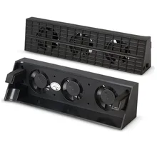 PS4 тонкий охлаждающий вентилятор консоль кулер умный термостат 3 вентилятора системная станция для sony Playstation 4 PS4 тонкий теплоотвод