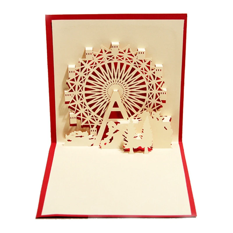 6 Pz Lotto Romantico Compleanno Biglietto Di Auguri Felicita Ruota Panoramica Creazione 3d Biglietti Di Auguri Greeting Card Happy Greeting Cardsbirthday Greeting Cards Aliexpress