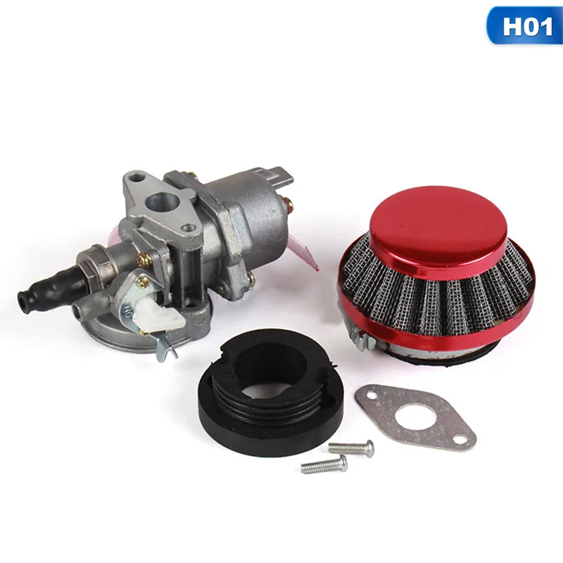 Carburatore + Filtro Aria 44mm Per Mini Moto 47cc 49cc - Compatibile Con Go Kart E Quad