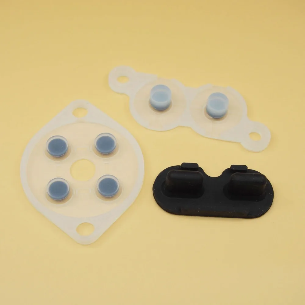 50set/lot 3 in 1 Conductive Rubber Button D Pad Pads Repair For