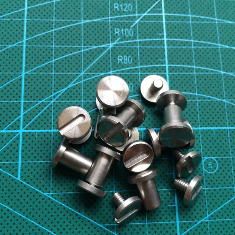 

Screw length 9.5mm folding knife straight knife handle back clip EDC For hand stab spindle screw accessories