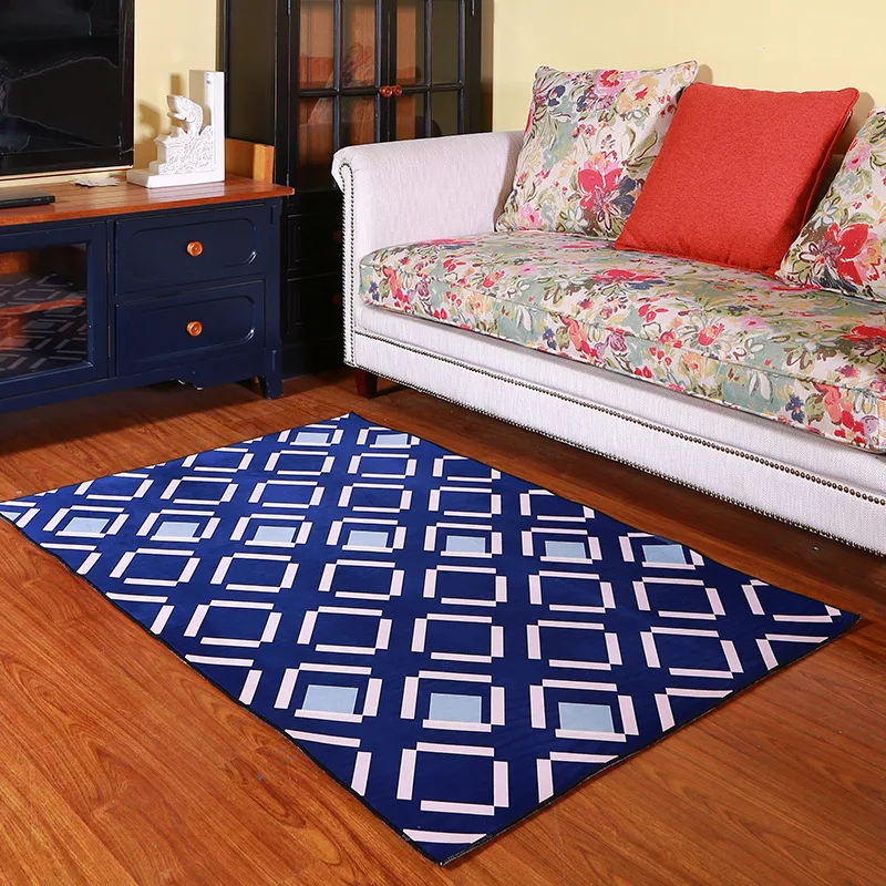 Geometric Nordic Carpets For Modern Living Room Anti slip Sofa Table Floor Mats Large Carpets