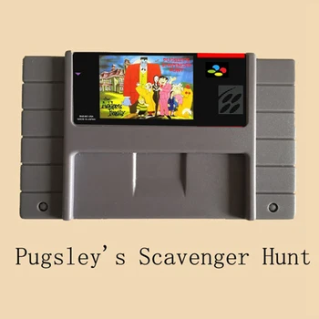 

Addams Family-Pugsleys Scavenger Hun 46 Pin 16 Bit Grey Game Card For USA NTSC Game Player