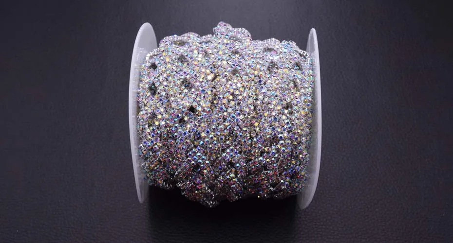 AB color Rhinestone trims HF-711 (11)