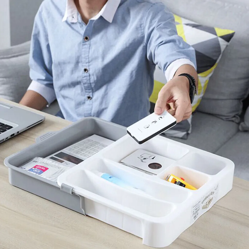 

Room Dressing Table Desktop Sundries Storage Box Double Layer Storage Box Home Storage Organization