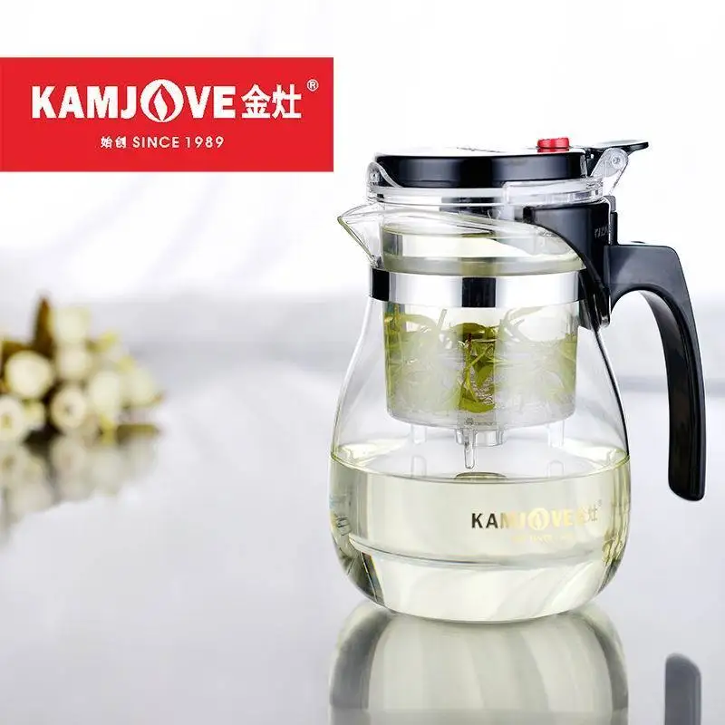 Online TP 757 Kamjove Kunst Tee Tasse * Becher   Tee Topf 700 ml Glas Gongfu Teekanne Maker Presse Puer Tee Krawatte guan Yin Grüner Tee